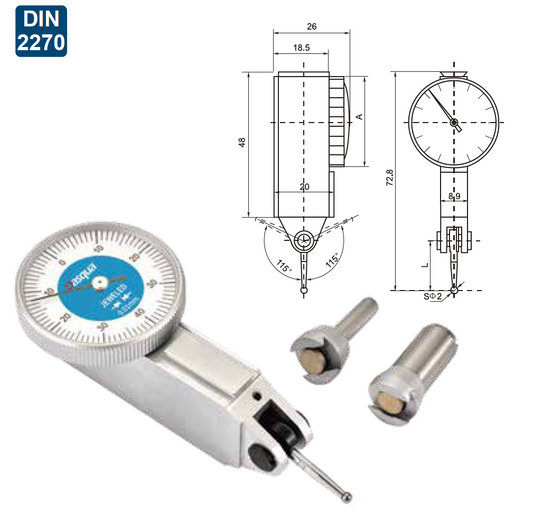 Dial Test Indicators 0.8*0.01mm
