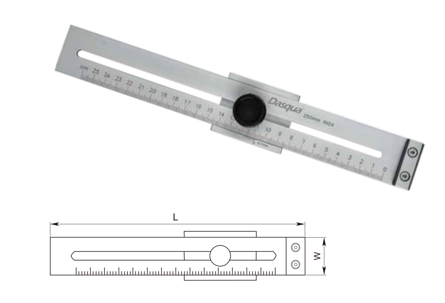 Merilo za označevanje 300mm*0.1mm