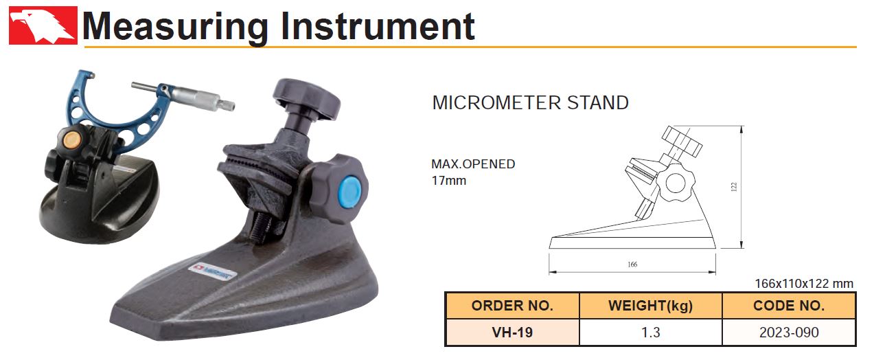 Micrometer Stand Vertex VH-19