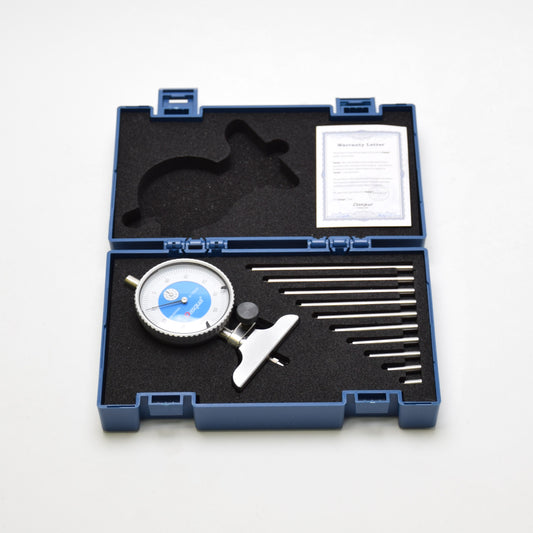 Clock for measuring depth 0-100 mm