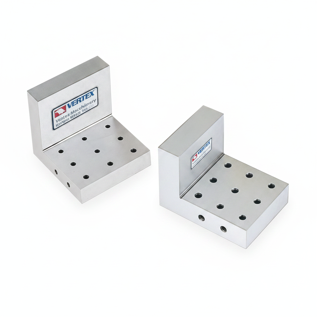 Vertex Precision Steel Angle Plate – belo ozadje