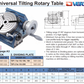 Universal Tilting Rotary Table VU-800