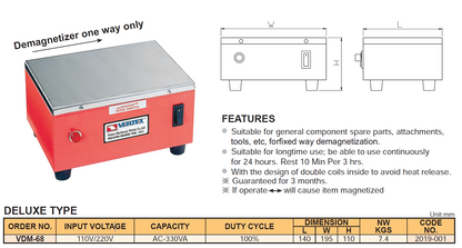 VDM-68 Demagnatizer