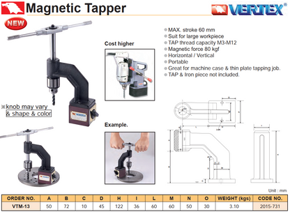 Guide with magnet for threading VTM-13